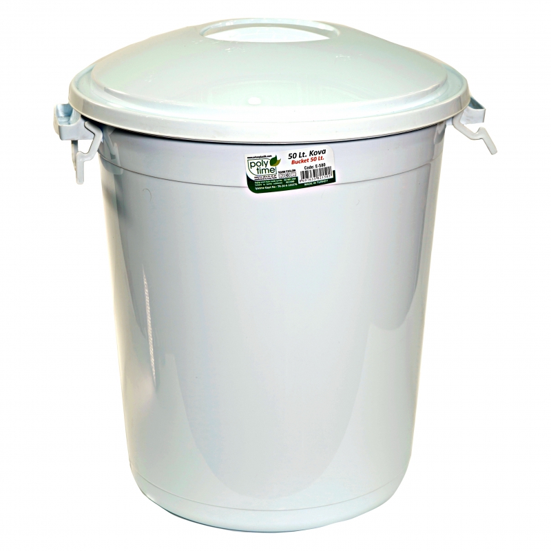 Տակառ Պլաստմասե Poly Time E-580 50լ Գունավոր 2